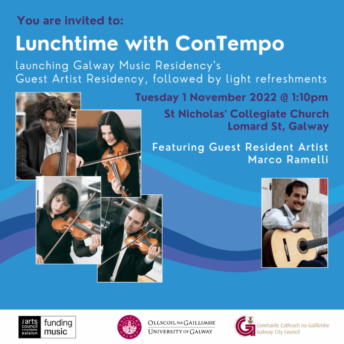 Lunchtime with ConTempo, Tuesday 1 November 2022